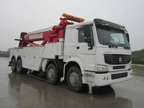 重汽豪沃前四后八拖吊分離重型清障車