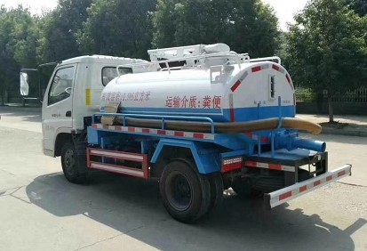 時風藍牌3方吸糞車