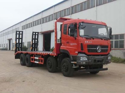 東風天龍前四后八平板車圖片 東風天龍前四后八平板車圖片