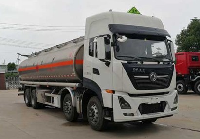 國六東風天龍前四后八鋁合金油罐車圖片 國六東風天龍前四后八鋁合金油罐車圖片