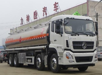 25噸東風(fēng)天龍前四后八鋁合金油罐車(chē)圖片 25噸東風(fēng)天龍前四后八鋁合金油罐車(chē)圖片