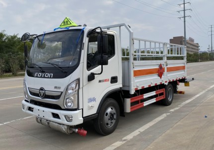 國六福田奧鈴4.1米藍牌氣瓶運輸車_湖北楚勝汽車