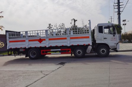 國六東風天錦小三軸7.7米/8.6米氣瓶運輸車_湖北楚勝汽車