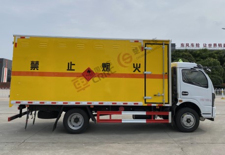 國六東風(fēng)凱普特5.15米二類易燃?xì)怏w廂式運(yùn)輸車_湖北楚勝汽車