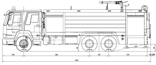 消防車上裝結(jié)構(gòu)圖 消防車上裝結(jié)構(gòu)圖