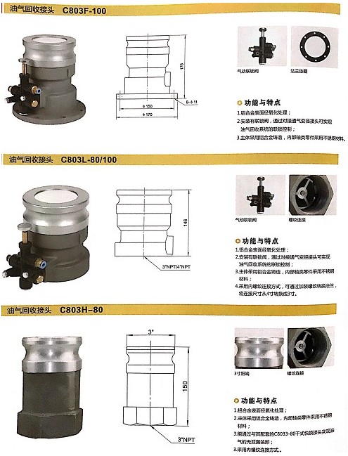 浙江嘉隆油氣回收接頭_浙江嘉隆廢氣回收接口 浙江嘉隆油氣回收接頭_浙江嘉隆廢氣回收接口
