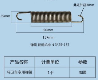 中聯(lián)環(huán)衛(wèi)車(chē)彈簧 中聯(lián)環(huán)衛(wèi)車(chē)彈簧