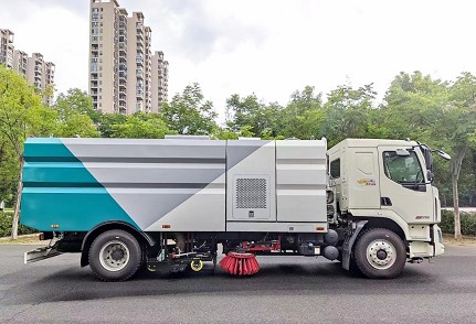 國六東風柳汽洗掃車_凱力風牌KLF5180TXSL6型洗掃車