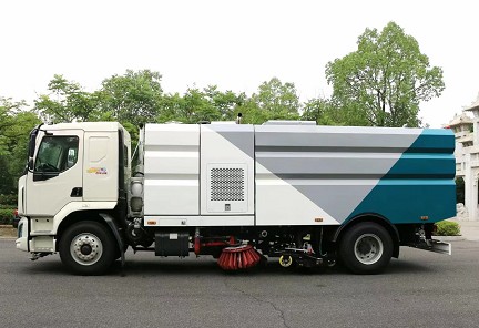 國六東風柳汽洗掃車_凱力風牌KLF5180TXSL6型洗掃車