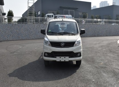 國六福田祥菱V勾臂垃圾車_最便宜的藍(lán)牌勾臂垃圾車